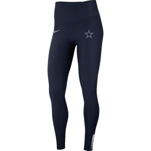 Dallas Cowboys Nike Women's Power Sculpt Performance Leggings - Navy Size Large